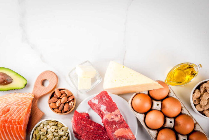 Ketogenic,Low,Carbs,Diet,Concept.,Healthy,Balanced,Food,With,High