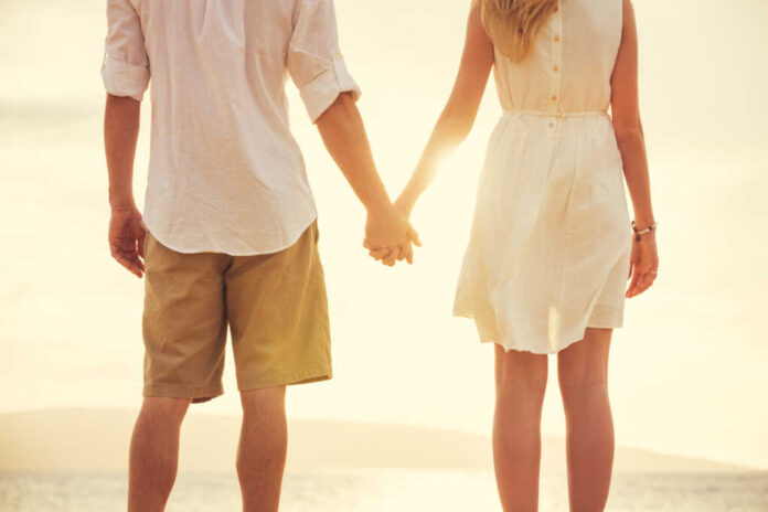 Young,Couple,In,Love,,Attractive,Man,And,Woman,Enjoying,Romantic