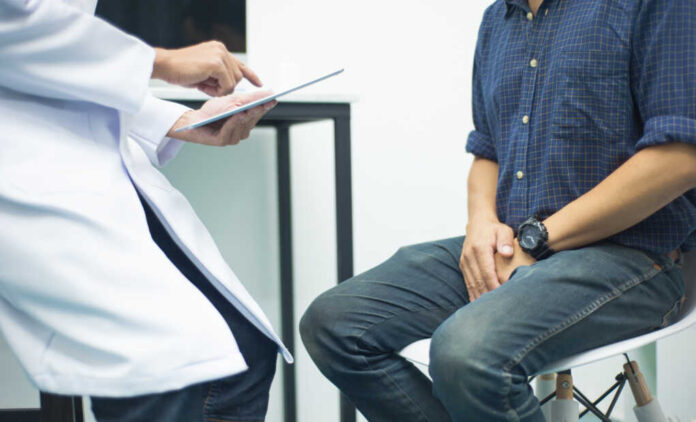 The,Doctor,Is,Diagnosing,Symptoms,Of,Erectile,Dysfunction,Of,Male