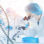 A Rising Star In Cancer Treatment Scientist examining samples under a microscope in a laboratory