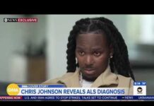 Record-Breaking NFL star reveals ALS diagnosis at age 39 Former NFL star Chris Johnson reveals ALS diagnosis at 39