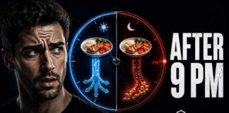 Why Your Body Stores More Fat After 9 PM #WeightLoss #HealthyEating #BloodSugar #VitalData
