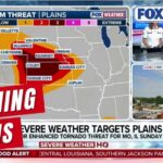 Life-Threatening Flash Floods in Heartland Severe Storms, Flash Flooding Bring Dual Threat To Plains Before Moving Into The Midwest And East