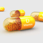 Vitamin D Warning Before Surgery Vitamin D capsules with orange beads inside