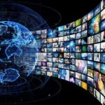 Glaucoma’s Hidden Nighttime Ambush Digital globe with curved wall of multimedia screens